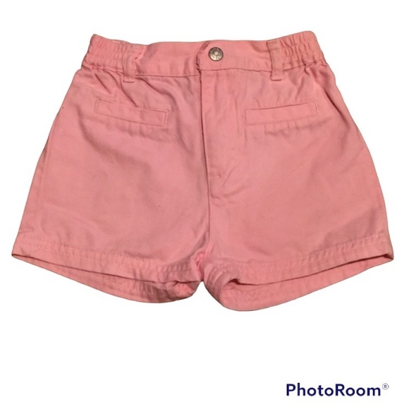 KIDS SHORTS DENIM COTTON COLORS BUNDLE PINK BLUE SZ 24 MOS - Picture 2 of 5